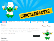 Tablet Screenshot of cupcakes4ever.com